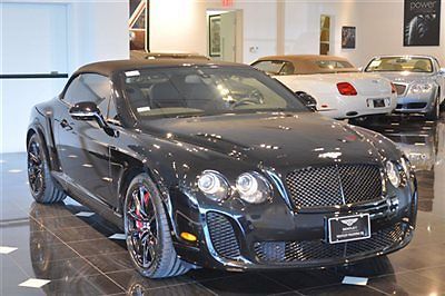 Supersports convertible! certified bentley pre-owned warranty! sold by us new!