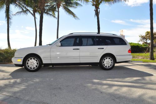 1998 mercedes benz e320 wagon,white exterior,gray interior,one owner,very clean