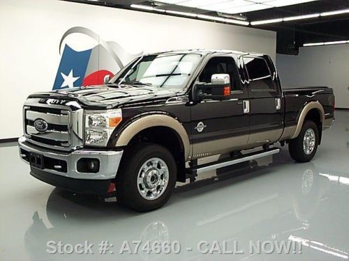 2013 ford f-250 lariat crew 4x4 diesel rear cam only 6k texas direct auto