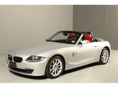 2007 bmw z4 3.0i convertible leather xenons auto prem pkg wood clean !