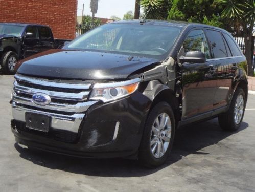 2011 ford edge limited damaged salvage runs! only 14k miles loaded wont last!!