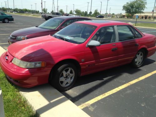 1992 ford taurus sho mtx red manual