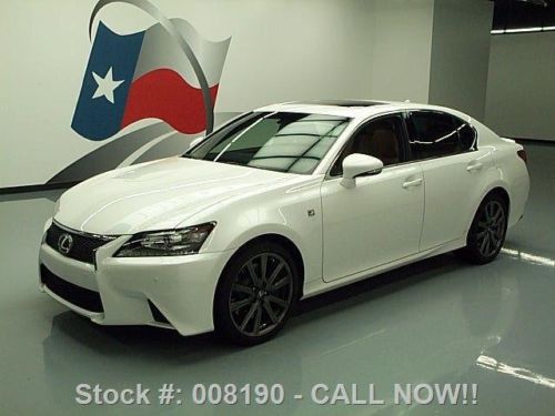 2013 lexus gs350 f-sport vent leather sunroof nav 16k texas direct auto