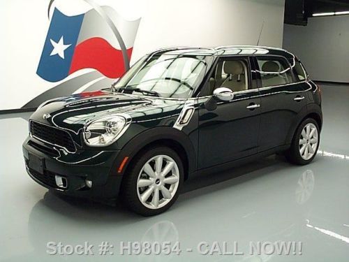 2011 mini cooper countryman s 6-spd pano sunroof 66k mi texas direct auto