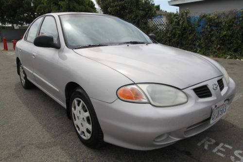 1999 hyundai elantra base manual 4 cylinder  no reserve