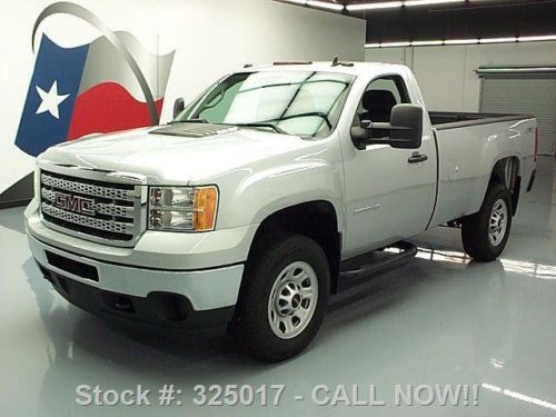 2012 gmc sierra 3500hd  regular cab 4x4 longbed 11k mi texas direct auto