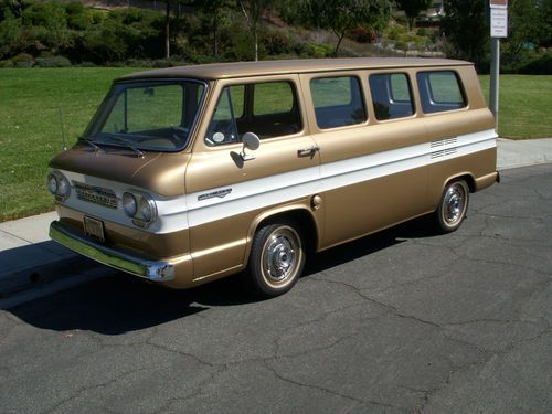 Rare restored 1965 corvair greenbrier deluxe