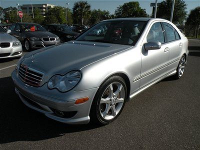 2007 mercedes-benz c230 sport silver automatic clean **export ok  *fl low $$$$