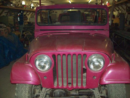 Jeep cj5, factory v-6