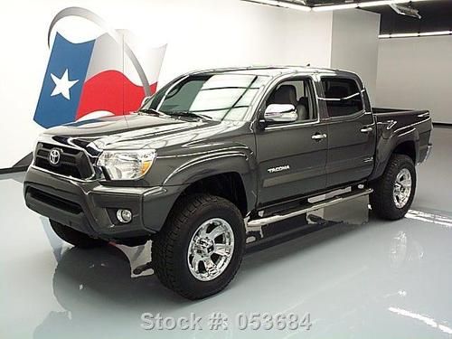 2013 toyota tacoma ltd dbl cab 4x4 lift leather nav 5k texas direct auto