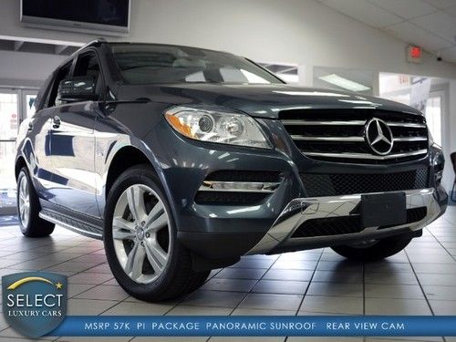 Loaded ml350 4matic panorama sunroof p1 keyless goo running boards 19 whls sat!!