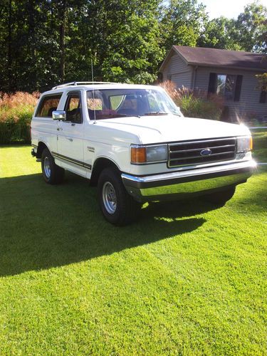 1991 ford bronco xlt sport utility 2-door 5.8l