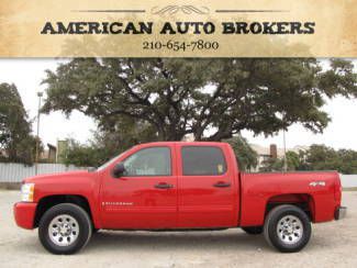 Silverado 1500 lt crew custom leather pwr opts cd remote start vortec v8 4x4!