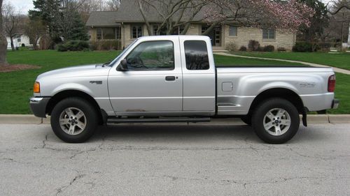 2002 ford ranger 4 x 4 extended cab pickup truck