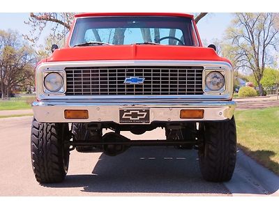 1972 chevy custom 20 new paint rebuilt engine 4x4 no rot awsome truck!!!