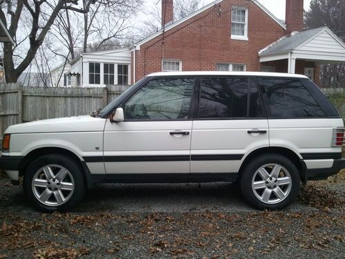 2000 land rover range rover se sport utility 4-door 4.0l rare white