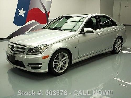 2012 mercedes-benz c250 sport turbo sunroof nav 19k mi texas direct auto