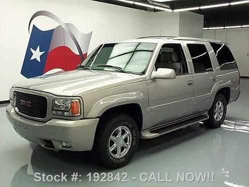 2000 gmc yukon denali 4x4 5.7l v8 heated leather 54k mi texas direct auto