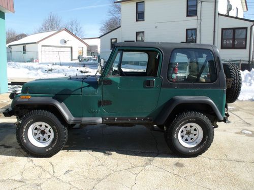 1992 jeep wrangler base sport utility 2-door 4.0l no reserve