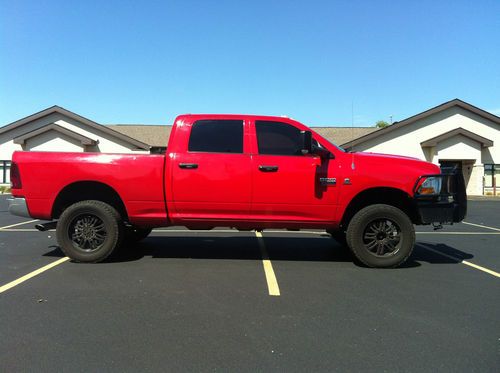 Crew 4x4 2010 dodge 3500  cummins lift bumper b&amp;m 20'' texas 6.7 cummins diesel