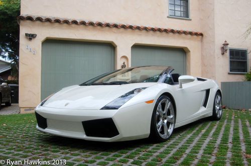 2008 lamborghini gallardo spyder convertible, one owner, immaculate condition