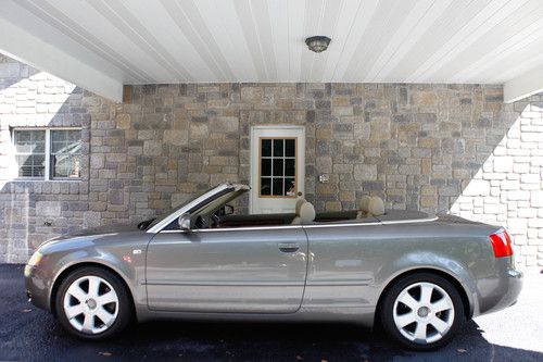 2005 audi a4 quattro cabriolet convertible 2-door 3.0l only 43k miles!