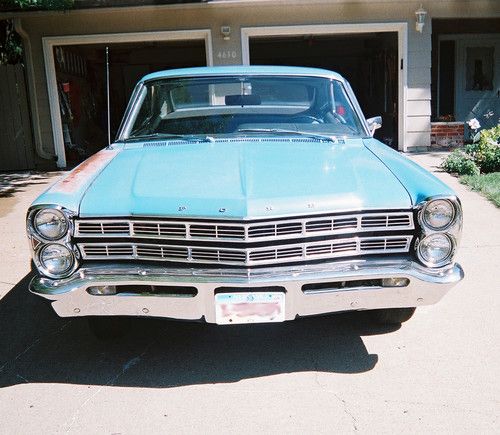 1967 ford galaxie 500 two door blue original low miles