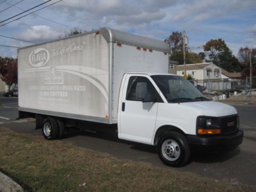 2007 gmc savana 3500 box truck dually 16 ft super clean runs great ready forwork