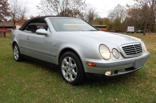 No reserve  1999 mercedes-benz clk 320 convertible, 137k, power top, runs well