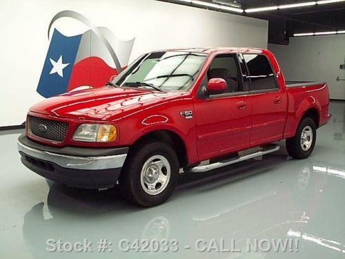 2001 ford f-150 supercrew 5.4l v8 6-pass side steps 52k texas direct auto
