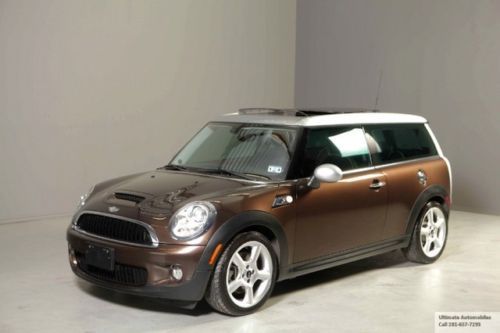 2008 mini cooper s clubman turbo panoroof auto lounge-leather heatseats xenons