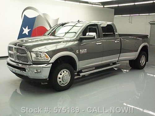 2013 ram 3500 laramie 4x4 diesel dually sunroof nav 16k texas direct auto