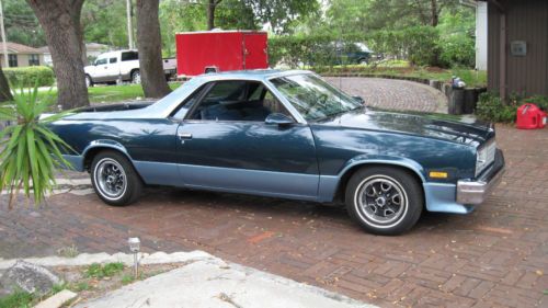 1986 86 chevrolet chevy el camino 305 v8 great shape! no rust! ready to drive!