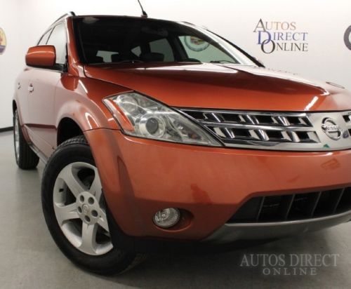 We finance 03 murano sl awd cvt heated leather seats sunroof cd changer xenons