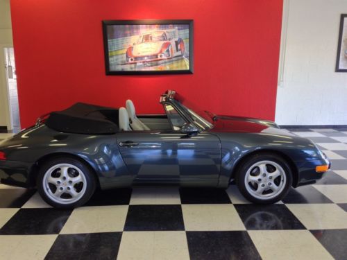 1996 porsche 911 convertible, green exterior and 35,353 miles