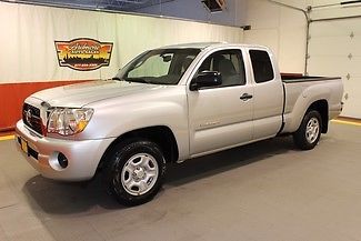 2011 tacoma ext cab silver sr5 2wd manual trans bedliner cargo system warranty