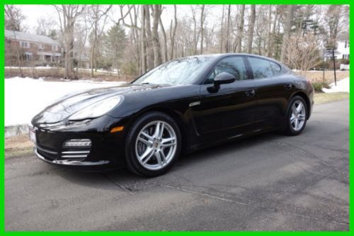 2011 4 used cpo certified panamera 4 black/black 19&#034; wheels bose sound xm