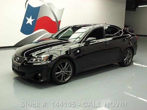 2011 lexus is250 f-sport sunroof nav rearview cam 31k texas direct auto