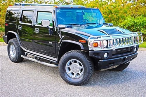 Find used 2005 Hummer H2 Luxury For Sale~Black~Chrome Wheels & Push Bar ...