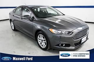 13 fusion se, 1.6l turbo 4 cylinder, auto, leather, sync, clean 1 owner!