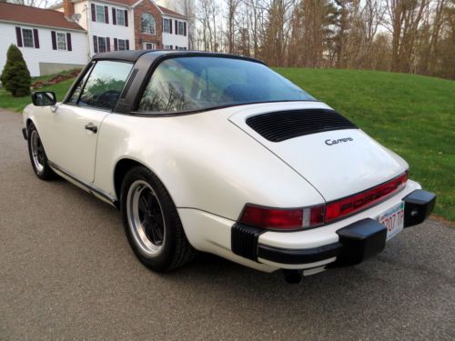 Grand prix white, original paint!, beautiful survivor ,non coupe 911sc 911s 930