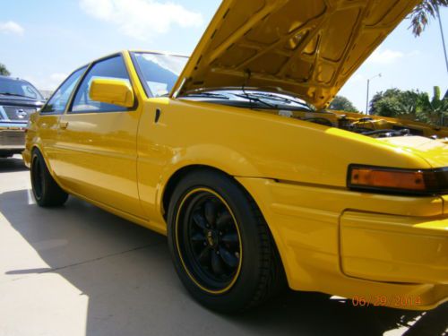 Toyota corolla ae86 twincam turbo &amp; a lots of upgrades