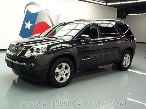 2007 gmc acadia slt htd leather bose 3rd row 75k miles texas direct auto