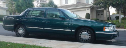 1999 cadillac deville sedan dark green clean title