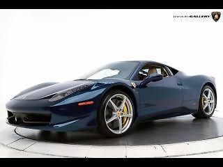 2011 ferrari 458 italia 2dr cpe