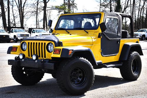 2001 jeep wrangler sport sport utility 2-door 4.0l