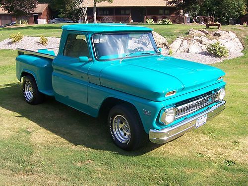 1966 chevrolet custom w/stainless steel box 454 v8 auto