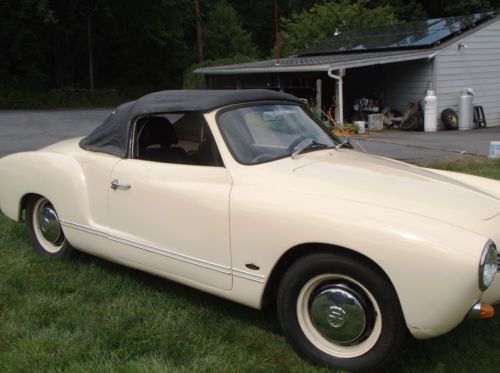 1966 volkswagen karmann ghia convertible