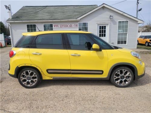 2014 fiat 500l trekking clear title repairable not salvage
