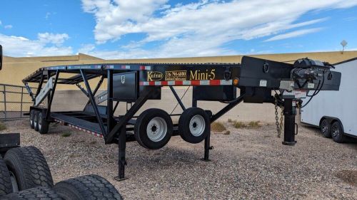 2022 kaufman mini 5th wheel/gooseneck car hauler hotshot trailer